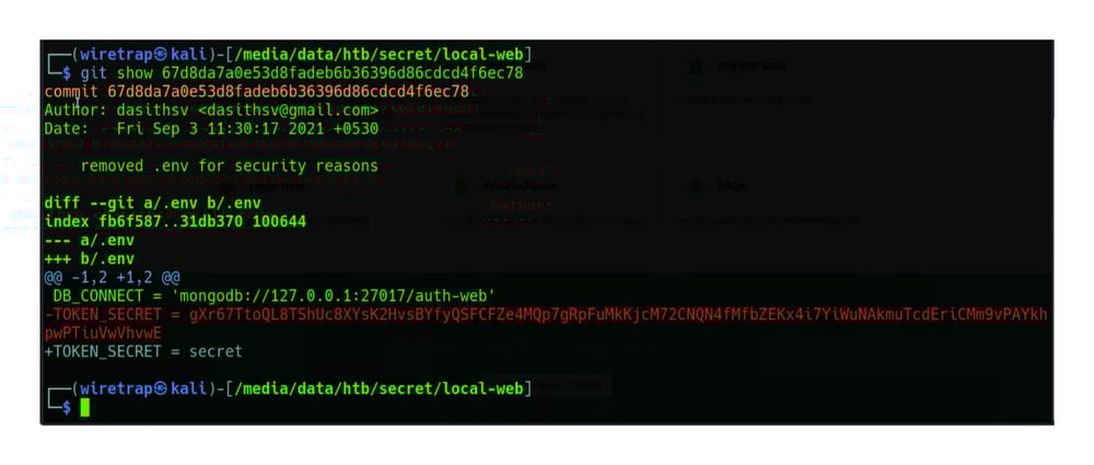 Secret git