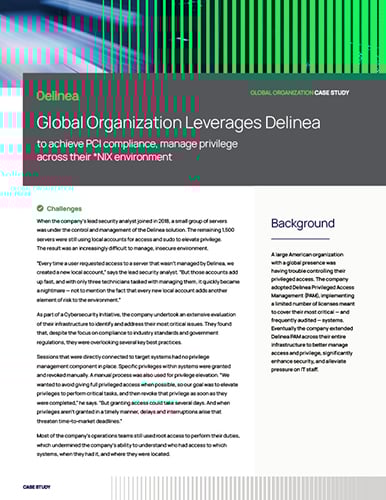 Large Global Organization