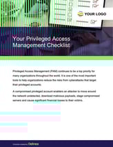 Privileged Access Management Checklist
