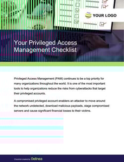 Privileged Access Management Checklist Privileged Access Management Checklist