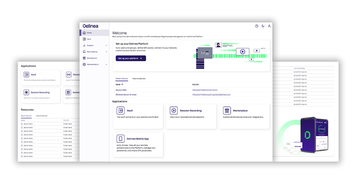 Delinea Platform Screenshots Delinea Platform Screenshots